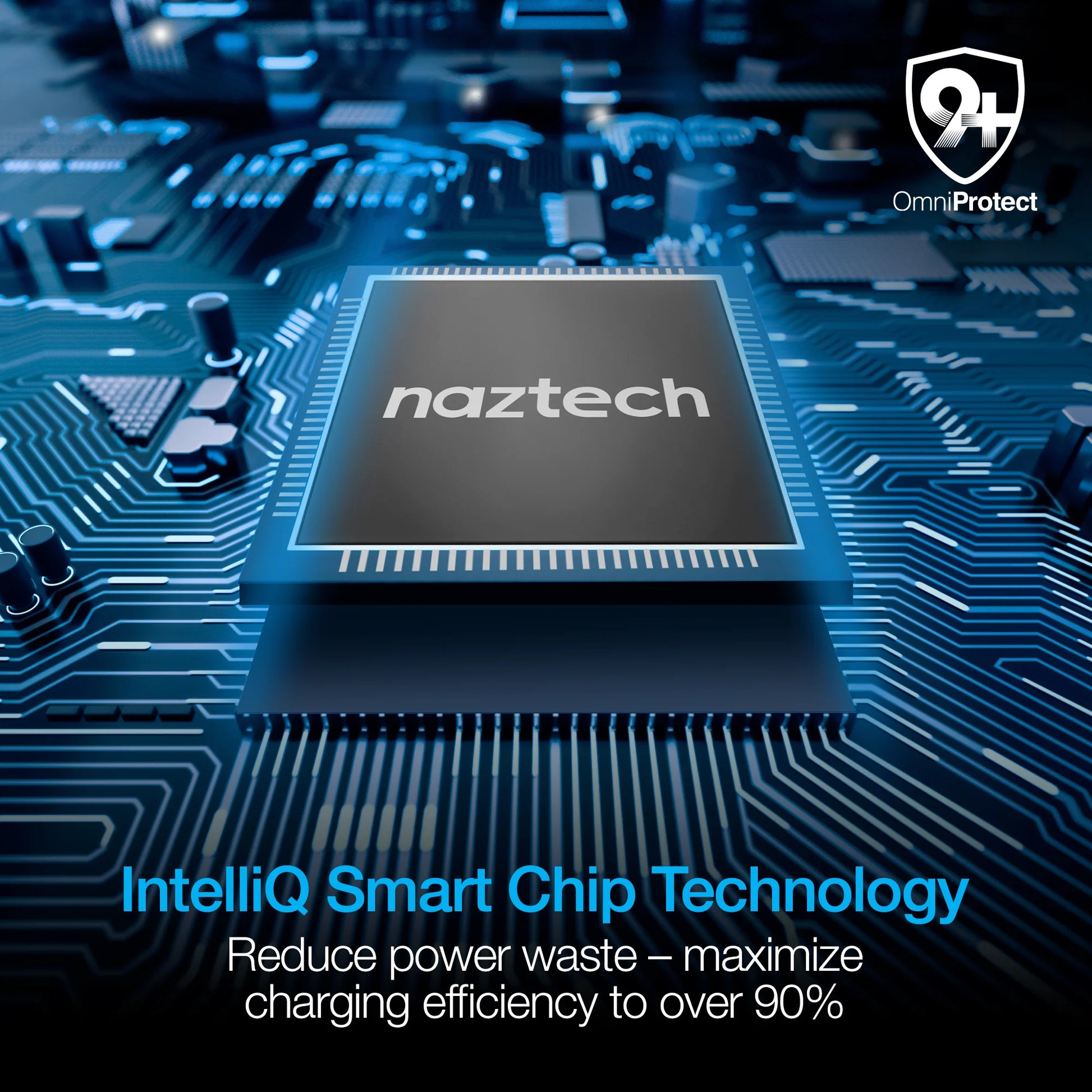 Naztech 30W PD Smart Chip Tech Wall Charger + USB-C to MFI Cable 6Ft