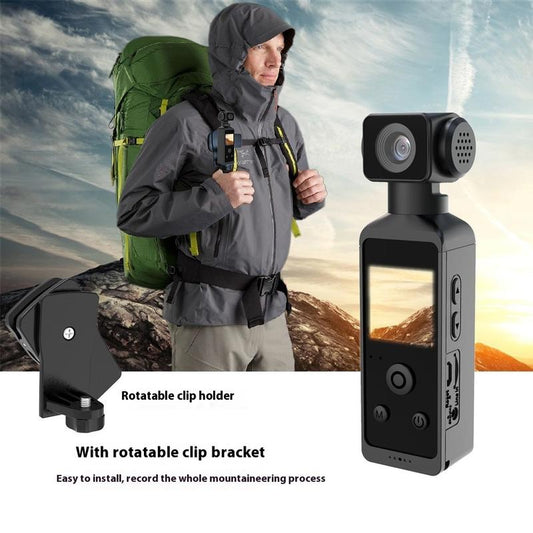 Sports Pocket Cameravideo Blog Camera, Portable Camera, Vlogging Camera, 5K Anti-Shake USB Rechargeable 270 Degree Rotatable Video Camera with 1.33 Inch CMOS, Anti-Shake Action Camera for Video & Video Blog