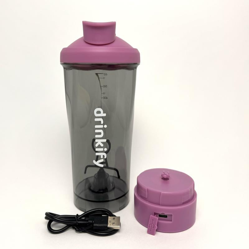 Drinkify Electric Protein Shaker Bottle 20Oz，To Free Your Hands