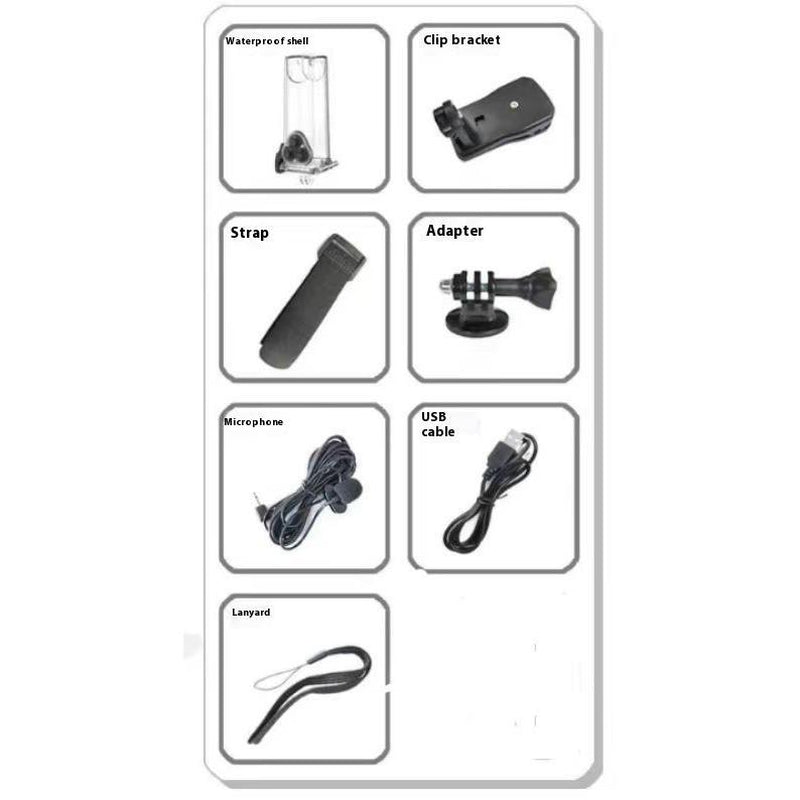 Sports Pocket Cameravideo Blog Camera, Portable Camera, Vlogging Camera, 5K Anti-Shake USB Rechargeable 270 Degree Rotatable Video Camera with 1.33 Inch CMOS, Anti-Shake Action Camera for Video & Video Blog