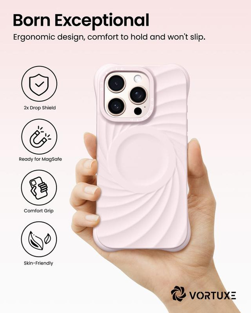 VORTUXE Iphone 16 Series Case [2X Military Grade Drop Tested/Vortuxe Textured/Compatible with Magsafe]