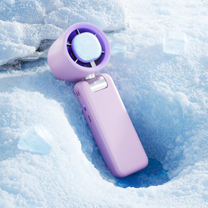 3-In-1 Mini Portable Fan | 1-100 Adjustable Speeds, 4000Mah USB Rechargeable | Neck/Desk/Hand Use, Pocket-Sized for Travel, Summer, Concerts & Lash Sessions – Great Gifts for Girls